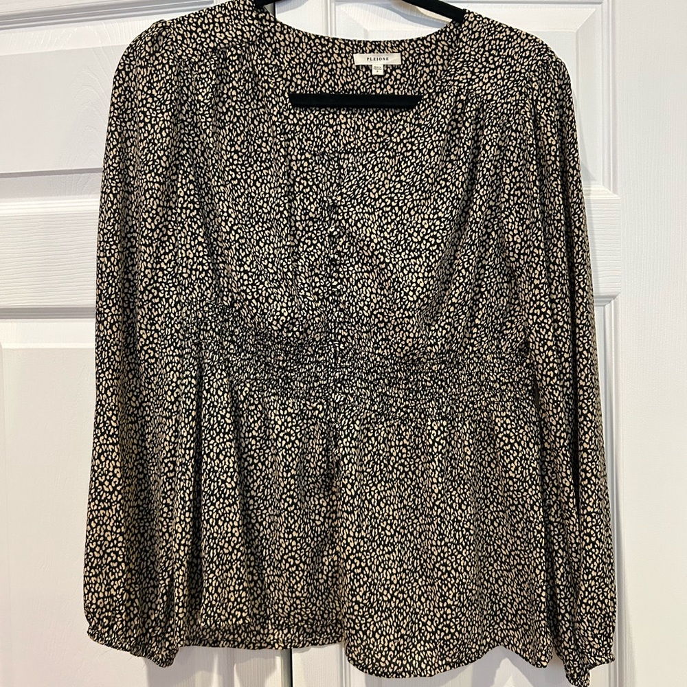 Elegant Black and White Patterned Dress